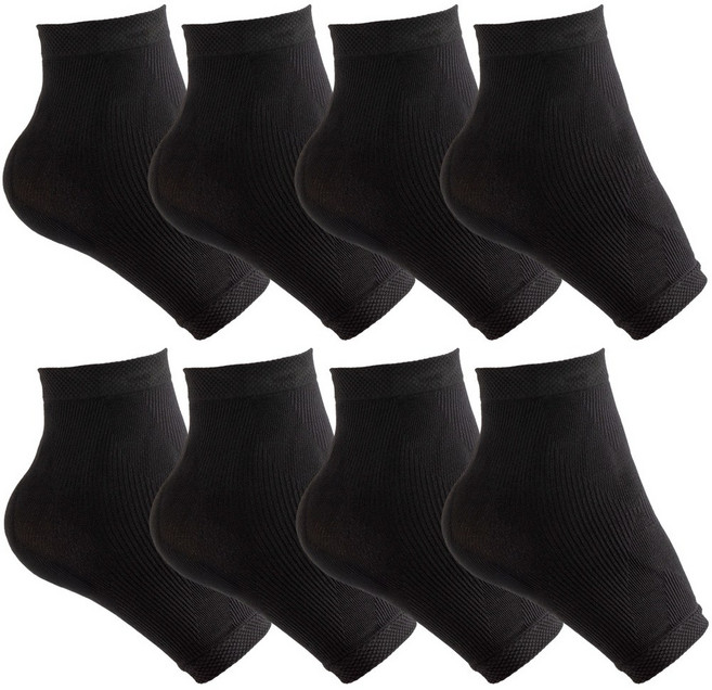 케어릭스 풋패드 프리미엄 라이크라 원사 사용 국산 발뒤꿈치 각질 케어, 45g, 4개, 2개입, 보습양말B