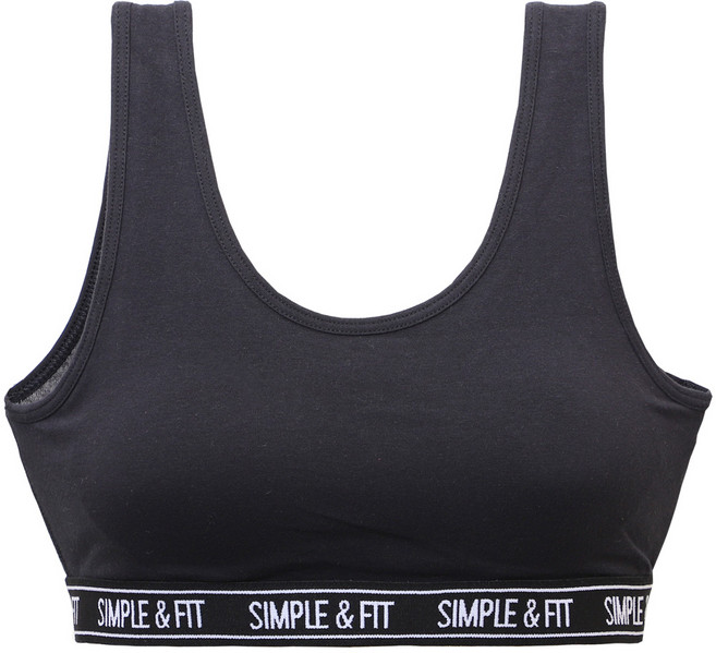 모노토노 내츄럴코튼 브라컵 일체형 스포츠 브라탑/내 피부에 순한 면소재/무시접봉제