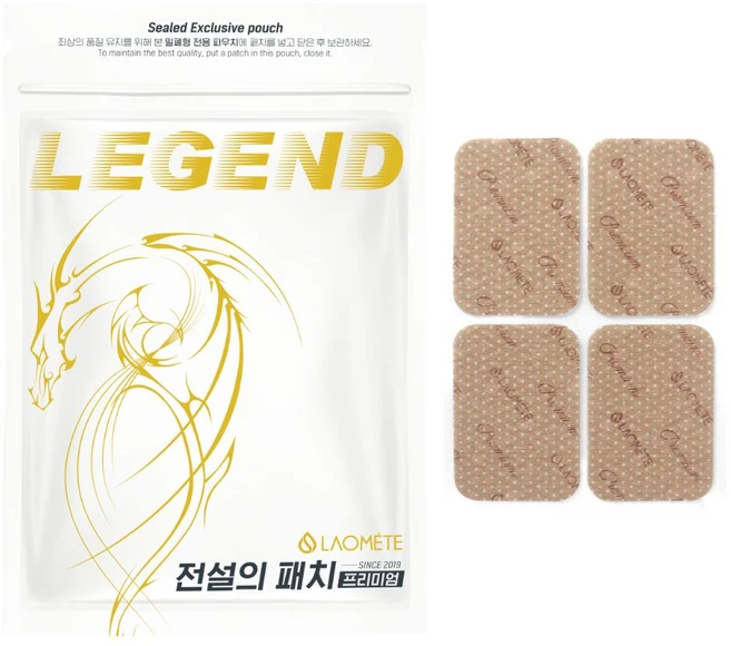 (무료배송)라오메뜨 전설의 패치 준대형 40매 1+1 총(80매), 2세트 - 쿠팡