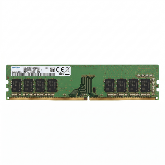 삼성 DDR4 데스크탑 램 컴퓨터 메모리 UDIMM, 1개, 8GB 2400MHz (PC4-19200)