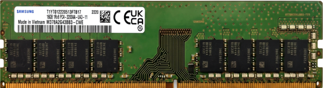 삼성 DDR4 데스크탑 램 컴퓨터 메모리 UDIMM, 16GB 3200MHz (PC4-25600), 16GB, 1개