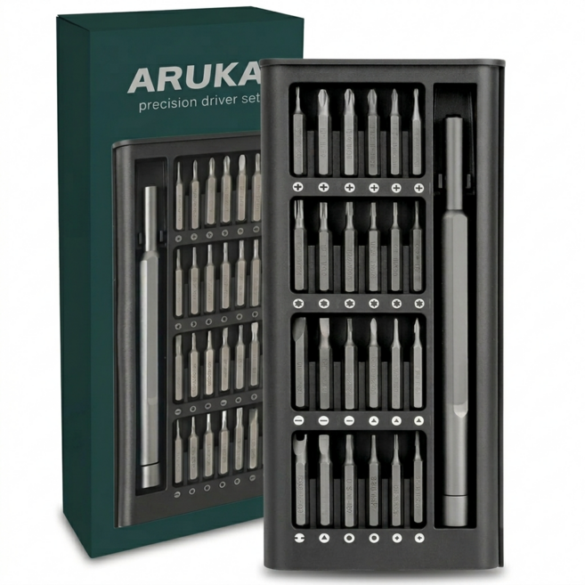 아루카 안경 시계 수리 가정용 미니 정밀 드라이버 세트, 1개