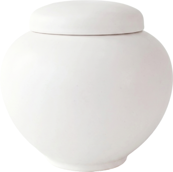 친집선 전통 풍수 소금단지 백자 미니 돈단지 1200g 신발장 항아리, 1개