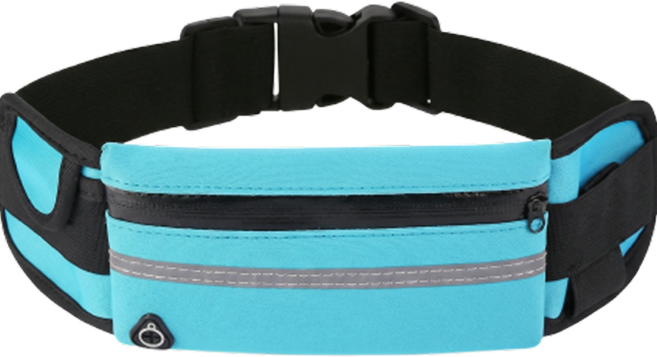 노비에 PRO 러닝 벨트 가방 와이드 플립, 1개, 스카이팀