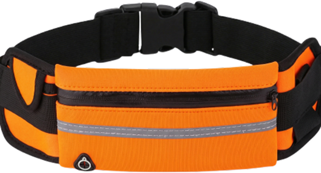 노비에 PRO 러닝 벨트 가방 와이드 플립, 1개, 선오렌지