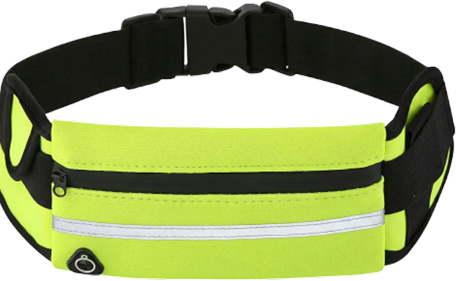 노비에 PRO 러닝 벨트 가방 와이드 플립, 1개, 라임샷