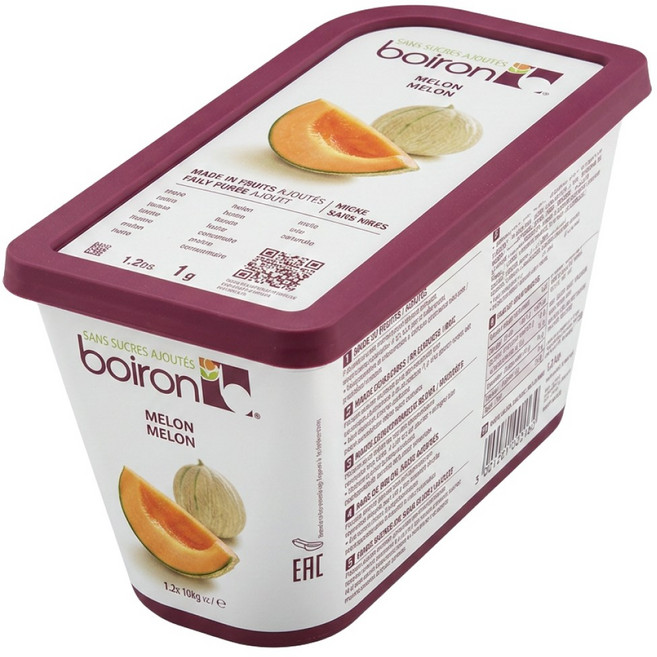 제원-브아롱 메론퓨레 냉동 아이스박스+드라이아이스포함, 1개, 1kg