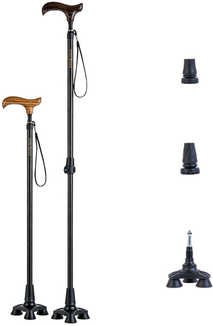 스톤브릿지 루미나 초경량 카본 어르신 지팡이, 1개, 헤리티지 다크