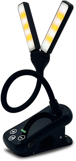 이룸잇 집게 휴대용 독서등 북라이트, 블랙