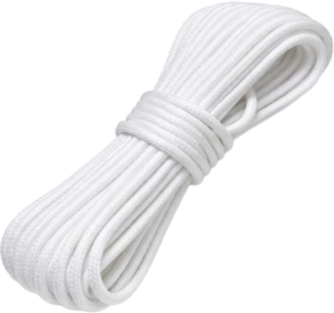 네이르 빨래줄 5mm 튼튼한 건조줄 베란다 빨래건조줄 캠핑 다용도 로프, 1개, 화이트