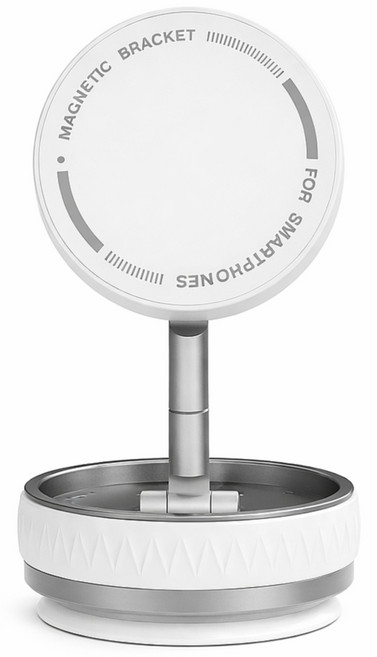 맥키퍼360 차량용 맥세이프 흡착 거치대, 화이트, 1개