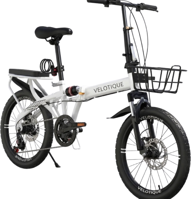 [벨로티크] 접이식 미니벨로 자전거 20인치 7단 가벼운 완제품, 1개, 136cm, 16인치 블랙 (1단)