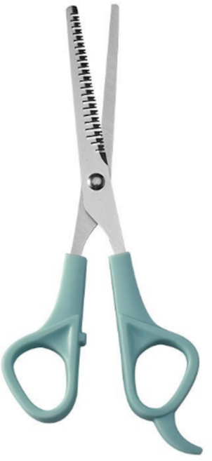 피오니르 음모숱가위 Y존 둥근날 정리가위, 1개, 파스텔 민트