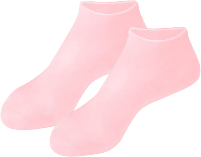 피오니르 실리콘 발뒷꿈치 갈라짐 강력보습 양말, 53g, 1개, 2개입