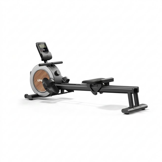 핏로우 가정용 로잉머신 저소음 접이식 실내 전신운동 헬스 홈트 조정 노젖기 유산소 근력 피트니스, 고급형(36단계), 블랙