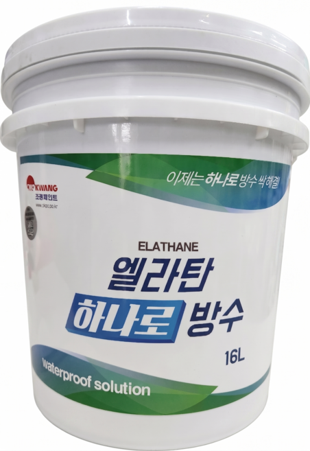 옥상방수 한번에 하도 중도 상도 필요없음 16리터 회색, 16L, 1개