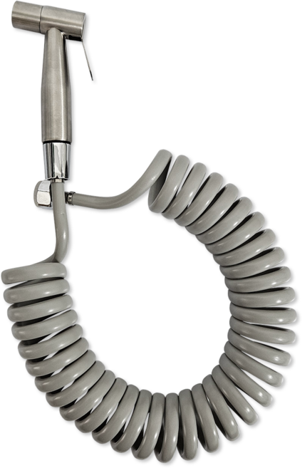 욕실 스프레이건 EVA 스프링 호스 세트, 실버, 5m