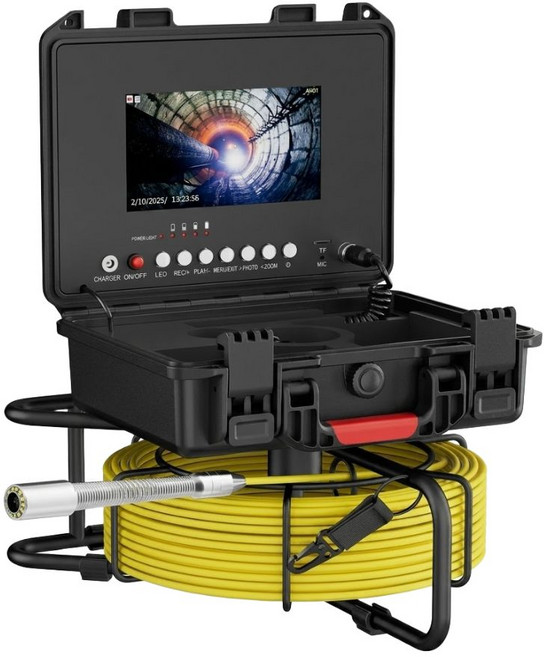 이그랩스 녹화형 내시경 카메라 산업용 배관 하수구 누수 탐지기, 1개, 10M(녹화가능)