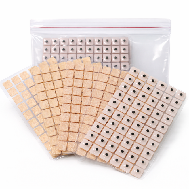 쥬커머스 붓기 다이어트 귀 지압 패치 스티커, 스킨, 600개