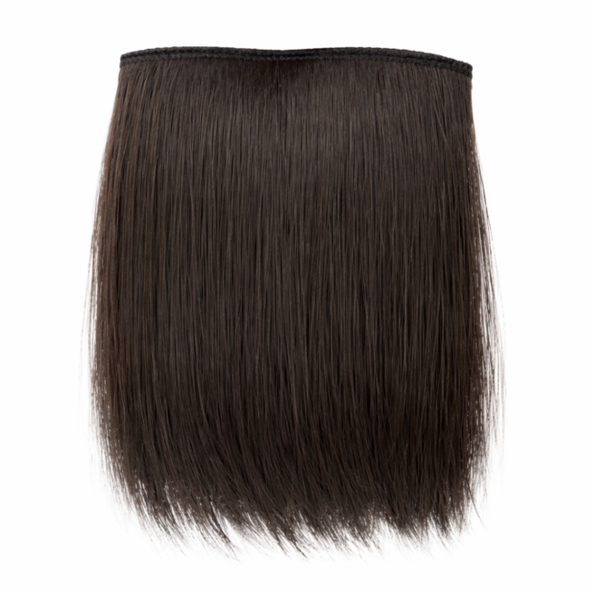 피오니르 옆머리 뿌리커버 볼륨 헤어피스, 2개, 블랙브라운