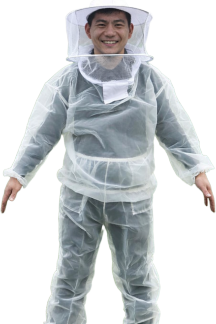 CORICO 방충복 모기장옷 상하의 양봉옷 전신 메쉬 상의 하의, 1세트