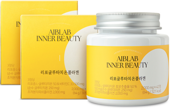 에이브랩 리포글루타치온 콜라겐, 3개, 42정