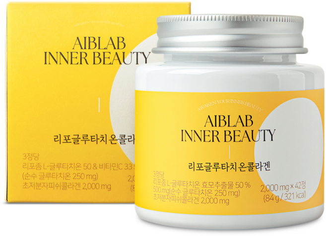 에이브랩 리포글루타치온 콜라겐, 1개, 42정