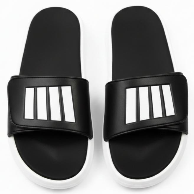 더보누르 발편한 남녀공용 이중쿠션 벨크로 슬리퍼