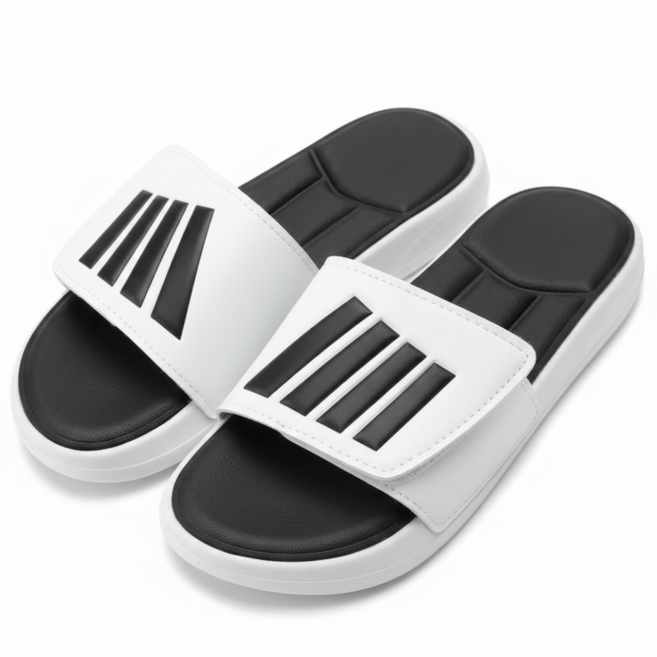 더보누르 발편한 남녀공용 이중쿠션 벨크로 슬리퍼