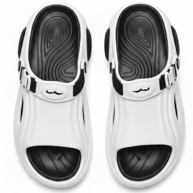 더보누르 남성 족저근막 슬리퍼 리커버리 아치 쿠션 샌들 아쿠아 슈즈