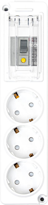 멀티아 에어컨 전용 고용량 멀티탭 고전력 고전압 고압 누전 배선 차단 2M 3M, 누전차단 3구, 1개