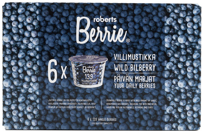 로버츠베리에 빌베리 139 1box(100ml x 6팩), 100ml, 30개