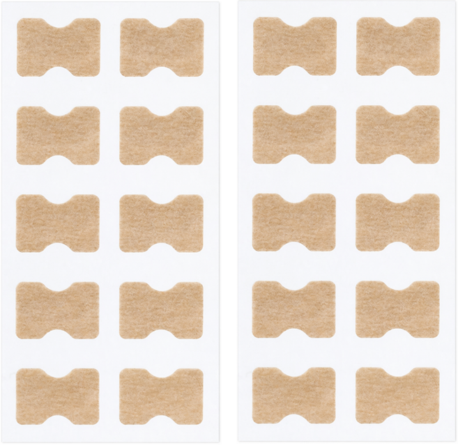 MSMULTIVERSE 말하지 못하는 우리 파고드는발톱 테이프 휴대성 좋은 케어시트 패치 스티커, 1세트