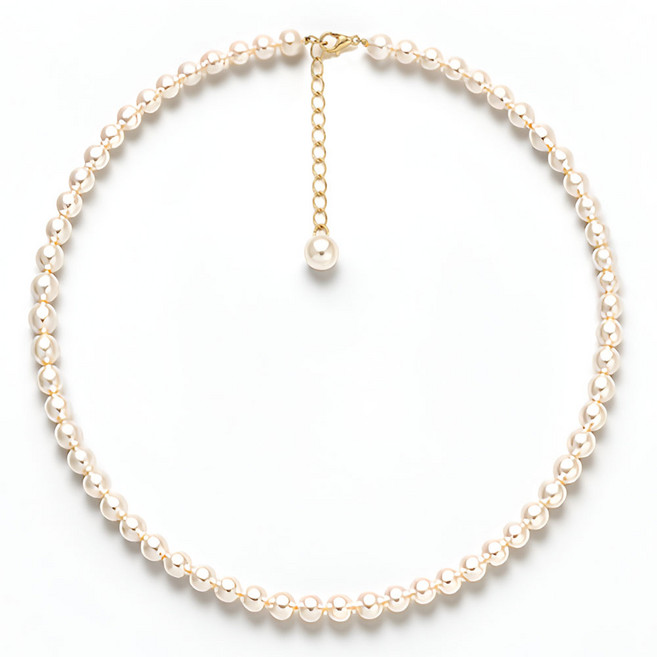 레베르 데일리 여성 클래식 진주 베이직 패션 목걸이