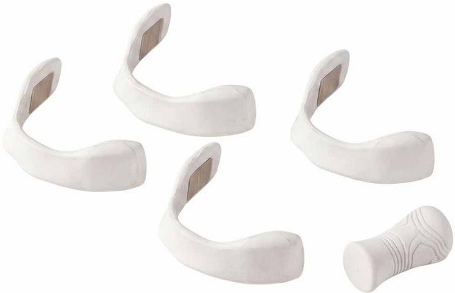 라이프엠디 의료용 마그네틱 비강 확장기 화이트 + 리필 패치 60개 코골이 완화 기구 자석 코밴드 코막힘 방지 노즈 밴드 수면 슬립 꿀잠 용품, 1세트