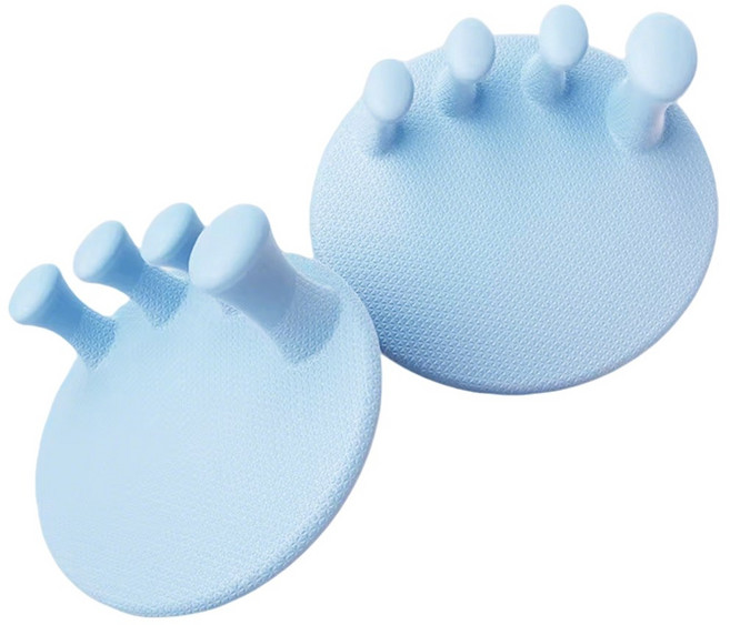 라이프엠디 오다리 교정 슬리퍼 아치 서포트 발가락 실내화 바른 자세 신발 하체 스트레칭 기구 가지미근 슈즈, 블루, 1세트