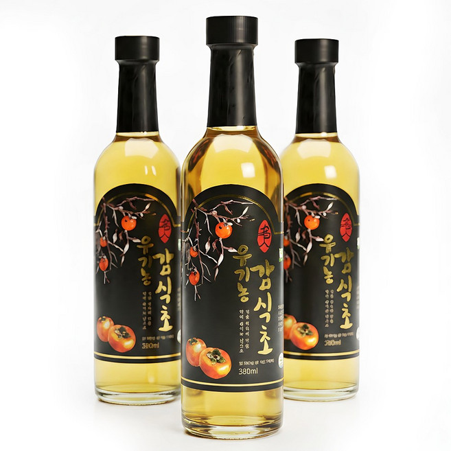 명인이 만드는 3년 천연 발효 감식초 원액 100% 900ml, 380mlX1병(유리병), 1개, 380ml