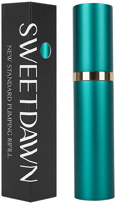 스윗던 뉴 스탠다드 펌핑식 충전 향수공병 5ml, 1개, 그린