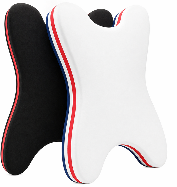 루네로 하루10분 쭉펴 경추 스트레칭 넥 스트레처, 릴렉스블랙, 2개