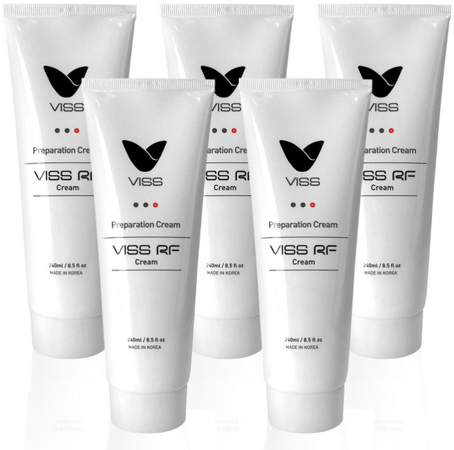 나리안 비스 VISS RF크림 240ml 3+2 (총 5개) 대용량 고주파크림 고주파젤 마사지크림 에스테틱 전문가용 크림, 5개