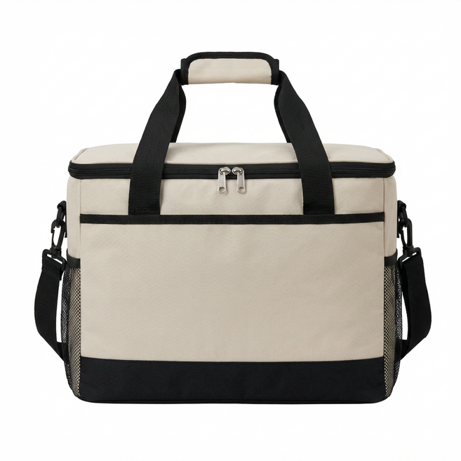 IKNOE 캠핑 피크닉 보온 보냉 백 대용량 30L, 1개, 베이지