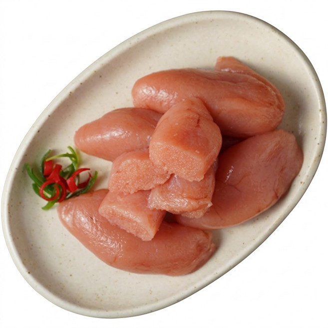 덕심할매 최상급 무색소 저염명란 400g 백명란젓 젓갈, 1kg, 1개