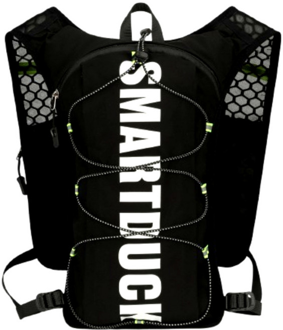 스마트덕 초경량 트레일 러닝 조끼 베스트 조깅 등산 마라톤 가방 백팩, 블랙화이트