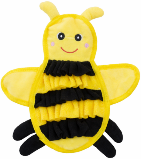 우라피크 식사 속도조절 강아지 노즈워크 장난감, 1개, 꿀벌