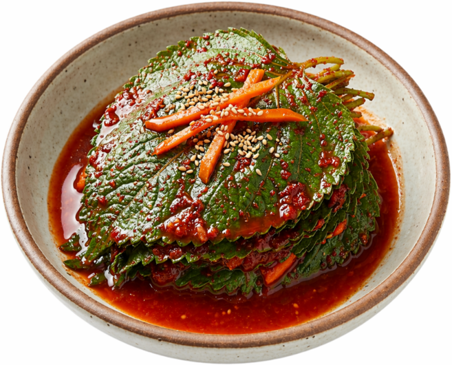 [100% 국내산 당일제조] 수제로 직접 하나씩 무치는 향긋한 국내산 깻잎 김치, 200g, 3개