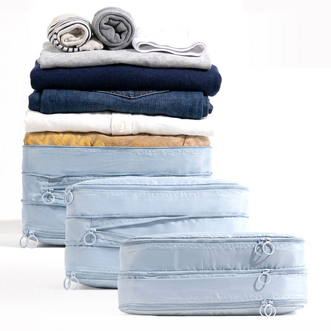 코지스 여행용 파우치 양면 압축파우치 세트