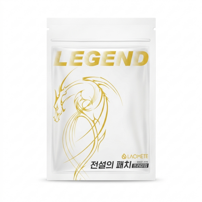 라오메뜨 전설의패치 레전드 소형+준대형 프리미엄 패치 허리 어깨 무릎 관절 손 발패치, 1박스