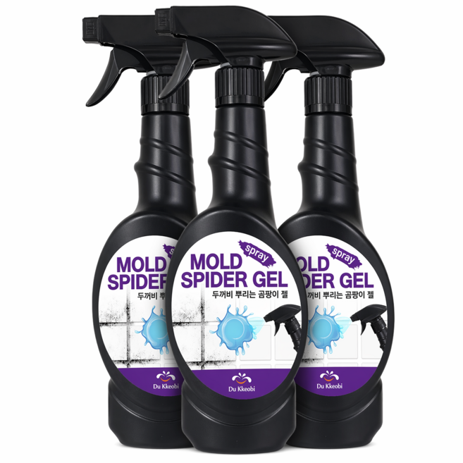 두꺼비 블랙스파이더 곰팡이젤 10종 곰팡이제거제 욕실청소 줄눈청소 화장실곰팡이 곰팡이스프레이, 3.6L, 1개