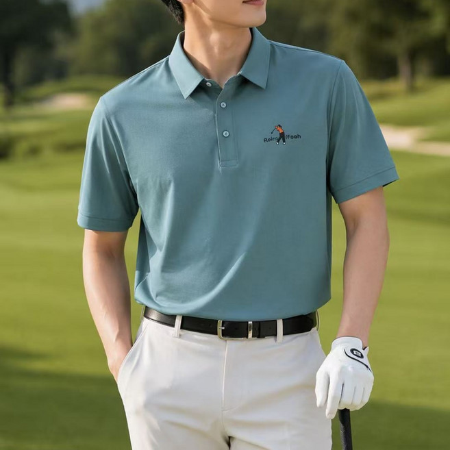 J nd O남성 여름 시원한 골프 카라 반팔 티셔츠