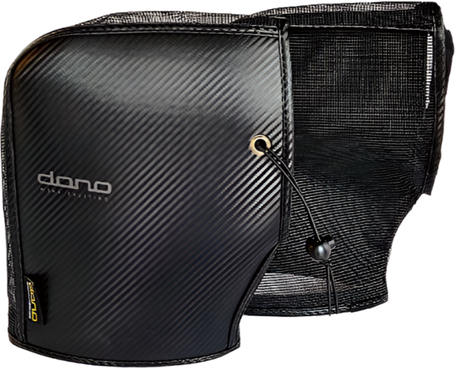 도노 오토바이 카본 토시 자외선차단 여름용 쿨 핸들커버, 블랙